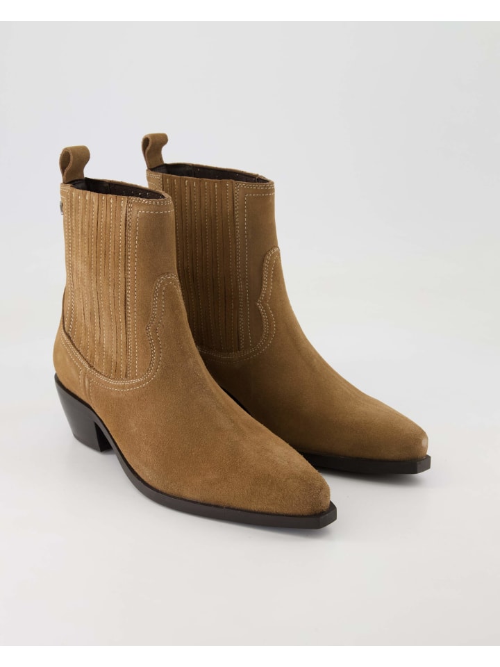 Klassische Stiefeletten in Beige