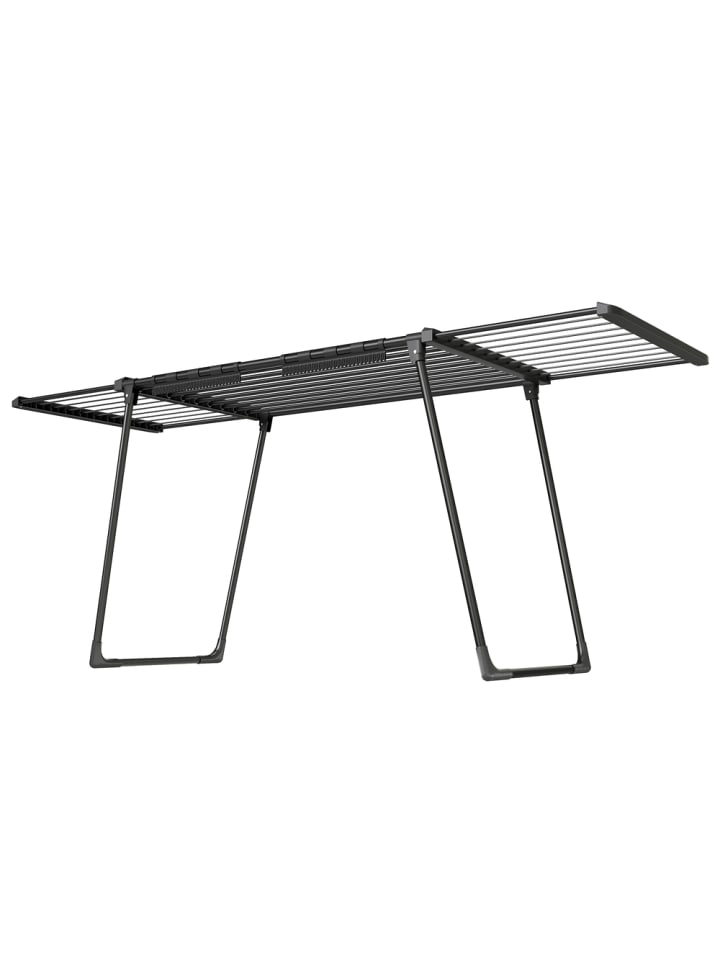 Wäscheständer Bunji in Schwarz - (B)62.5 x (H)90 x (T)113.5 cm