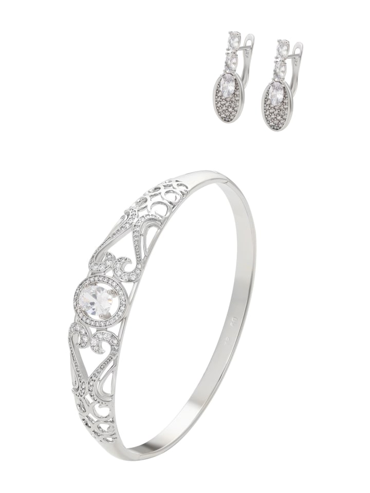 Women Jewelry Set in silver