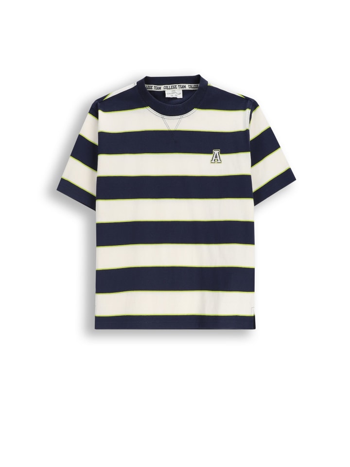 T-shirt aus Baumwolle mit kurzem Ärmel in bunt