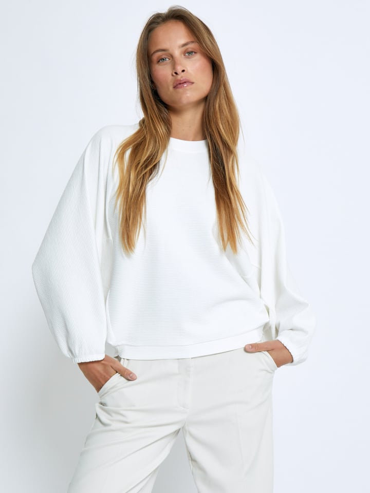 Sweatshirt in Broken White