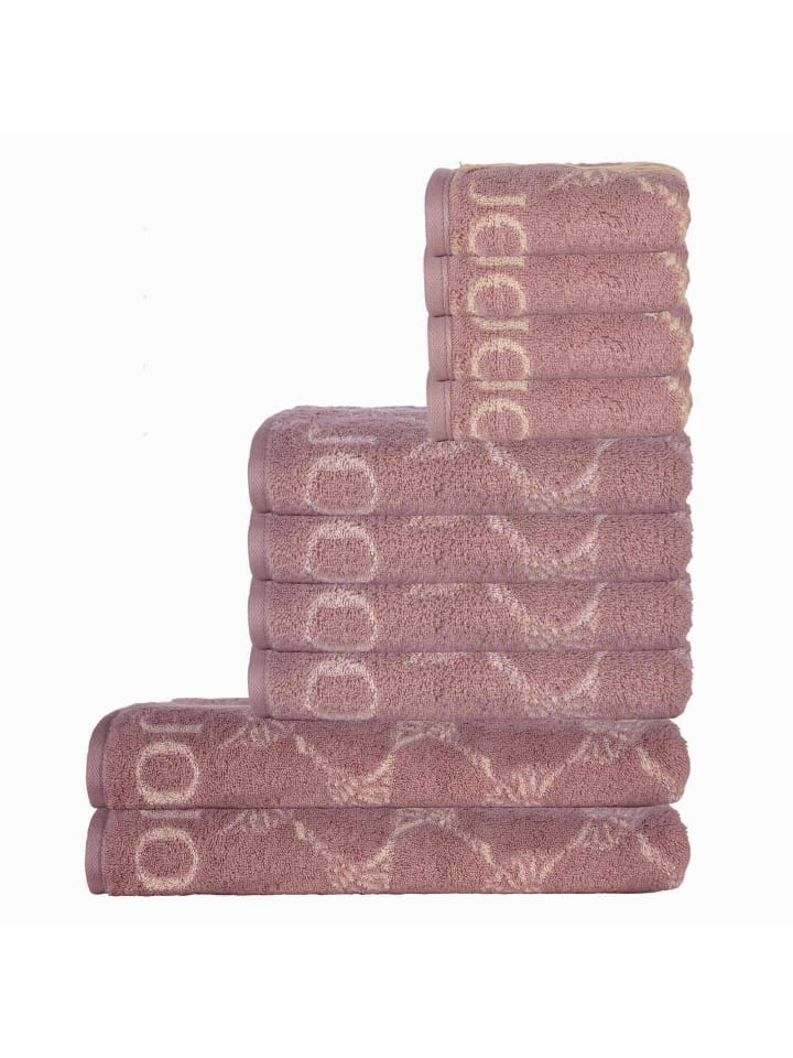 Handtuch 10er Pack in Rosa