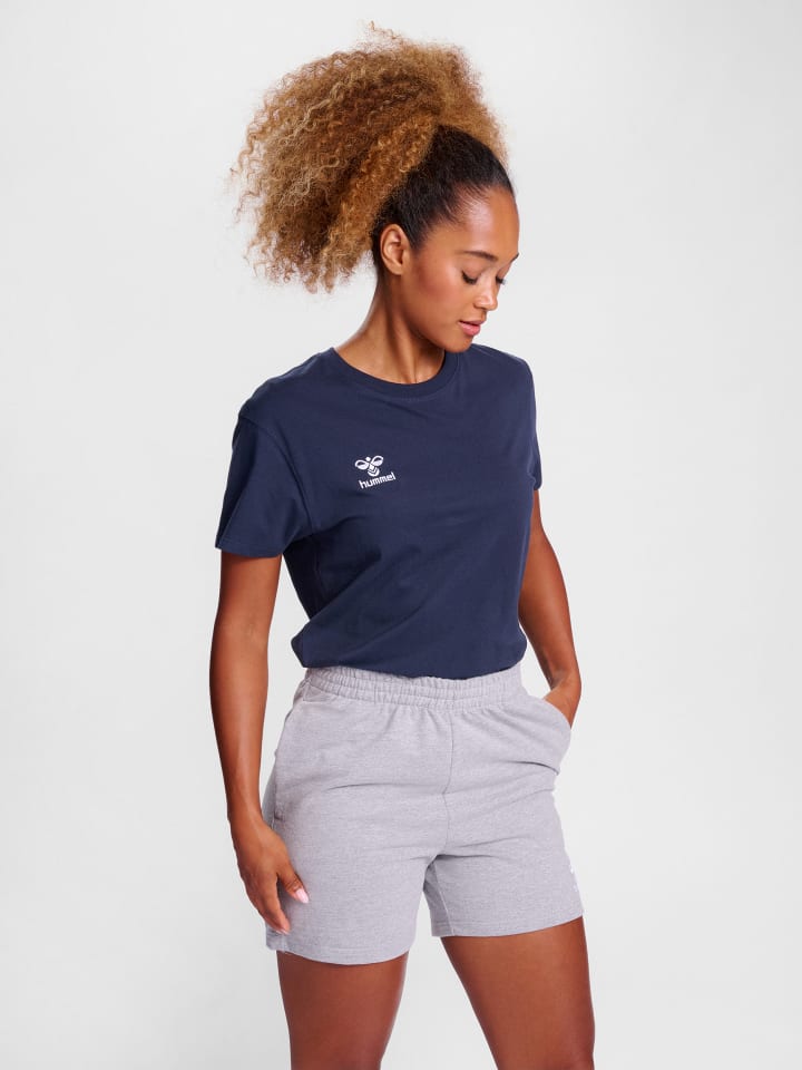 T-Shirt Hmlgo Damen in MARINE