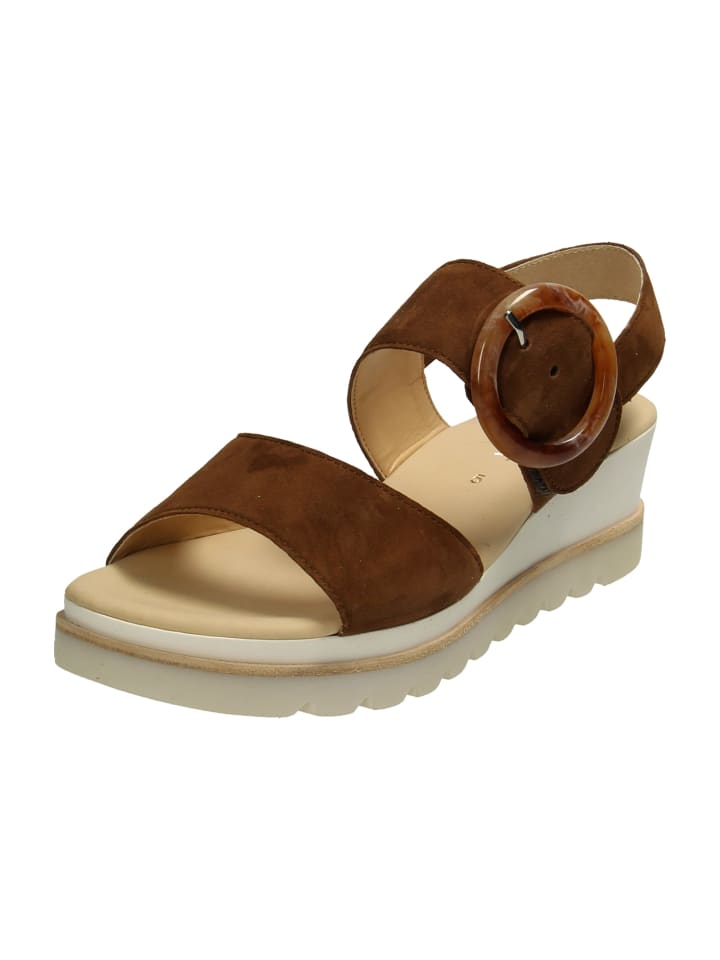 Komfort Sandalen in Braun