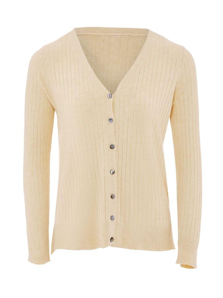 Damen Strickjacke in Hellbeige