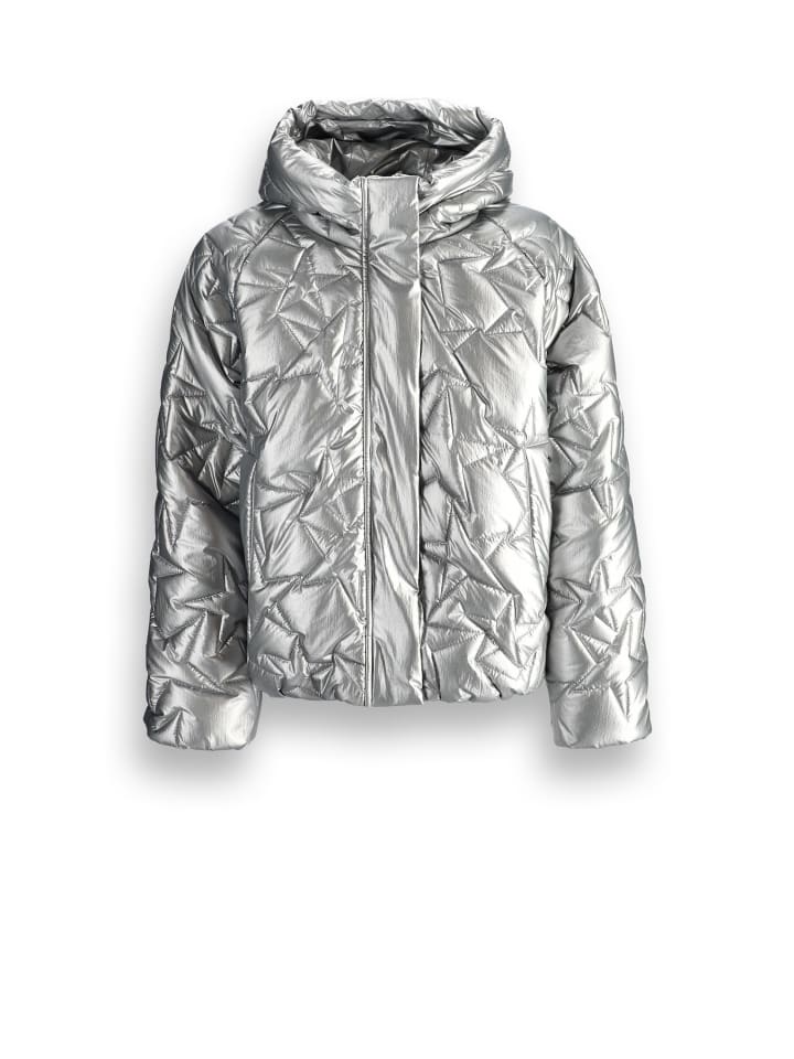 Winterjacke in silber
