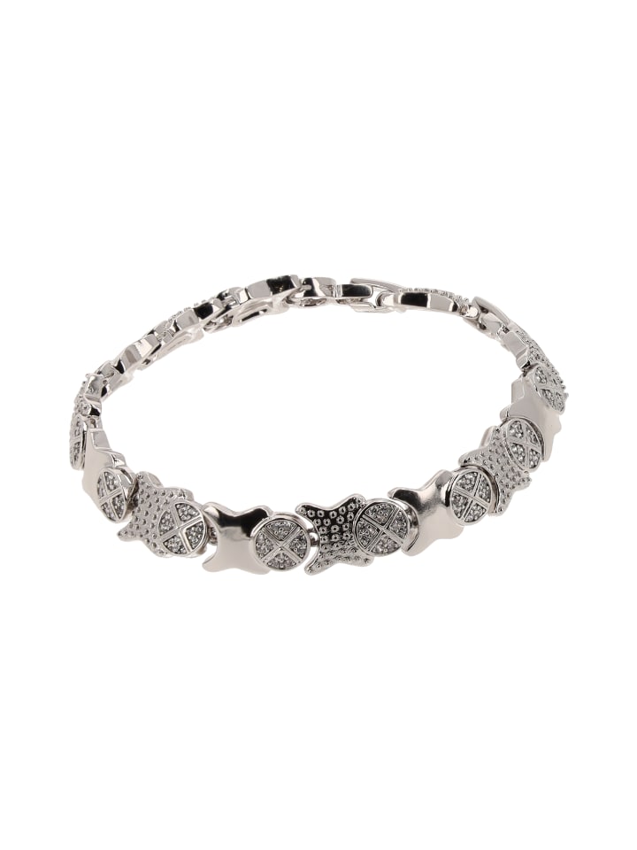 Women Link Bracelet in Silver