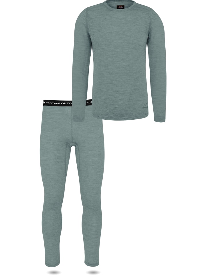 Herren Merino Unterwäsche-Set Melbourne/Sydney in Blau