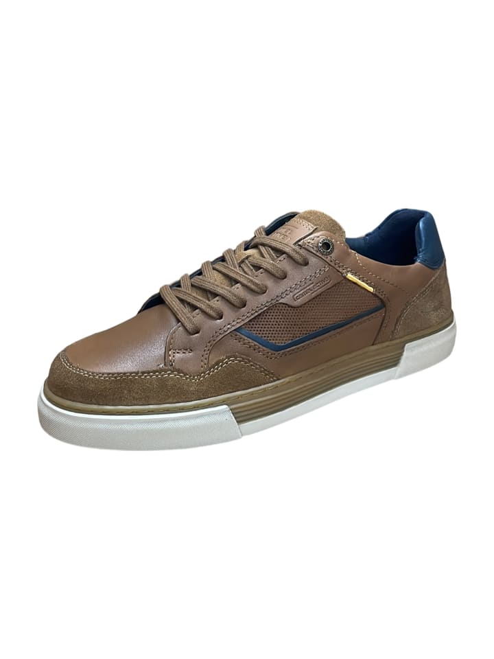 Sportliche Schnürschuhe in Braun