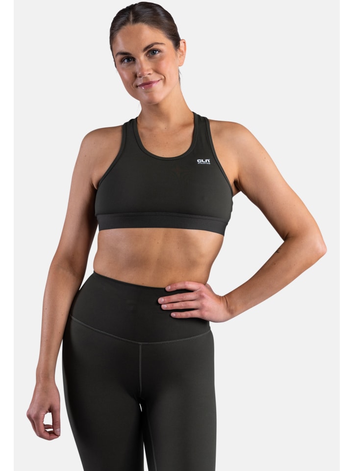 Sport-BH Inhale in deep forest green