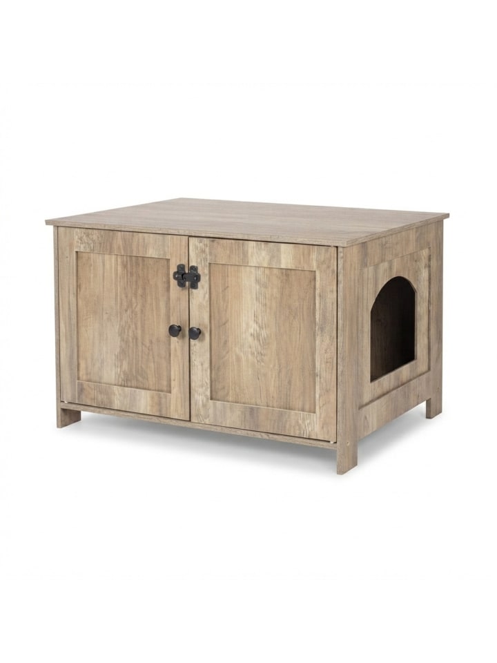 Katzenschrank in Braun - (B)78,5 x (H)46 x (T)44,5 cm