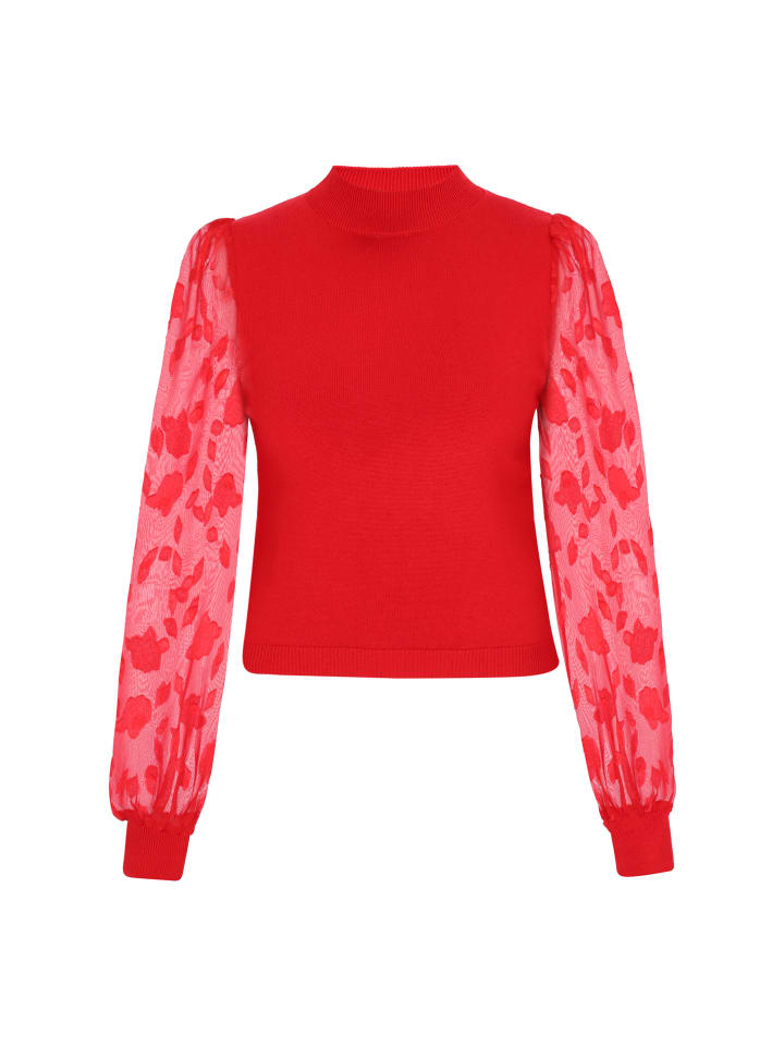 Women Sweater in red