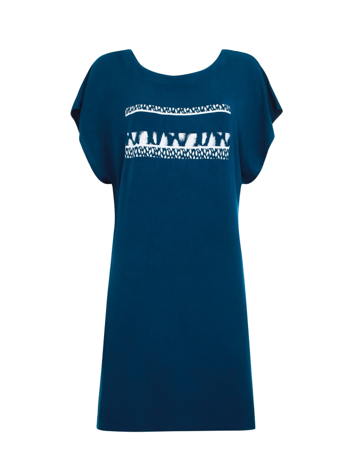 Longshirt in nachtblau