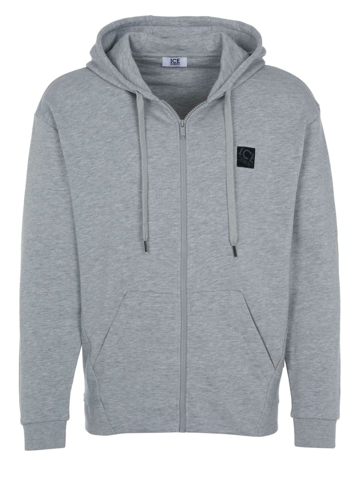 Kapuzenpullover für Herren in grau