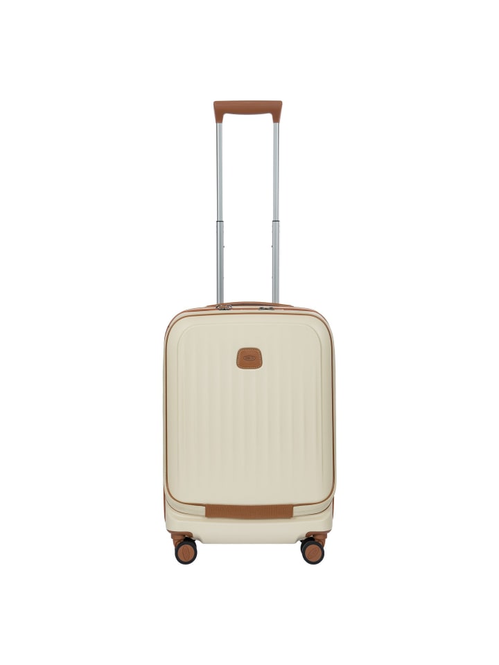 Taormina 4 Rollen Trolley S 57 cm mit Dehnfalte cream