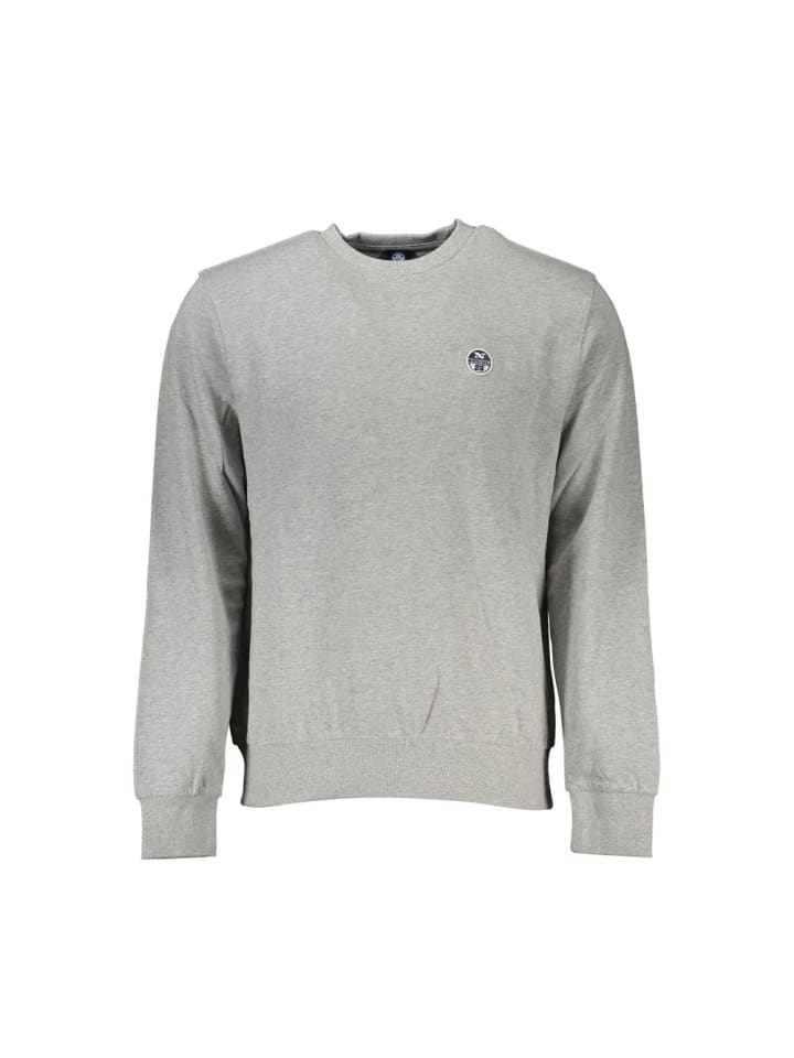 Grau Herren Sweatshirt aus Baumwolle