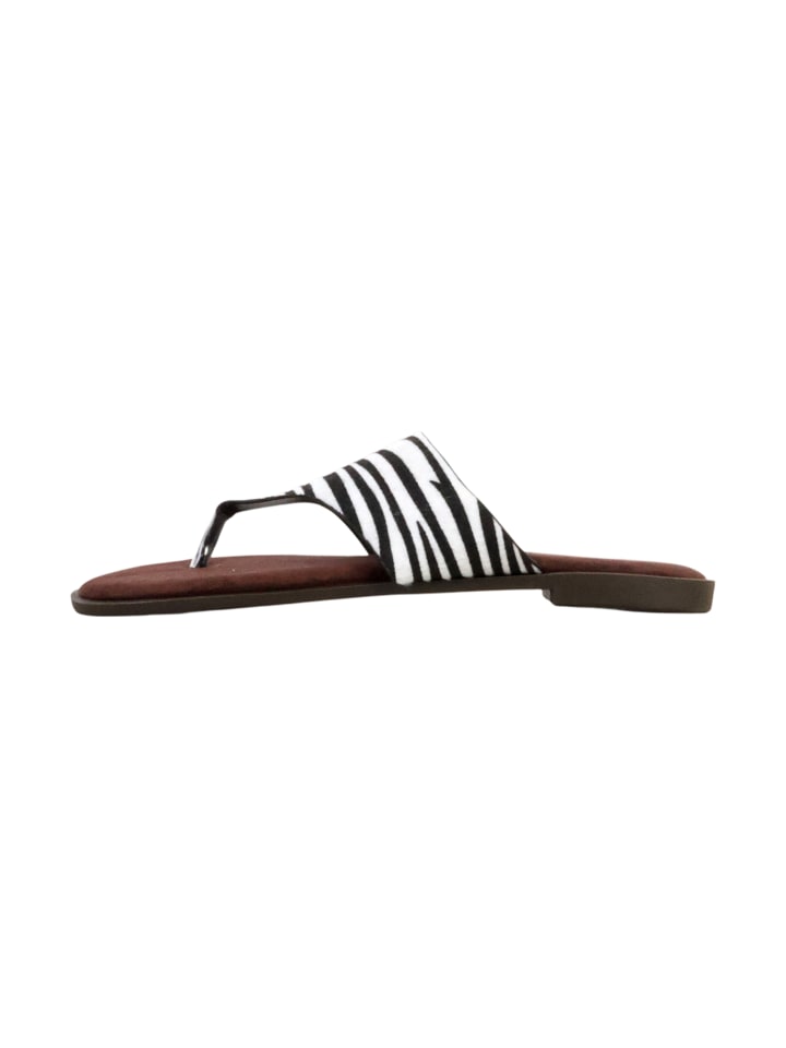 Sandalen zum Hineinschlüpfen Zebra
