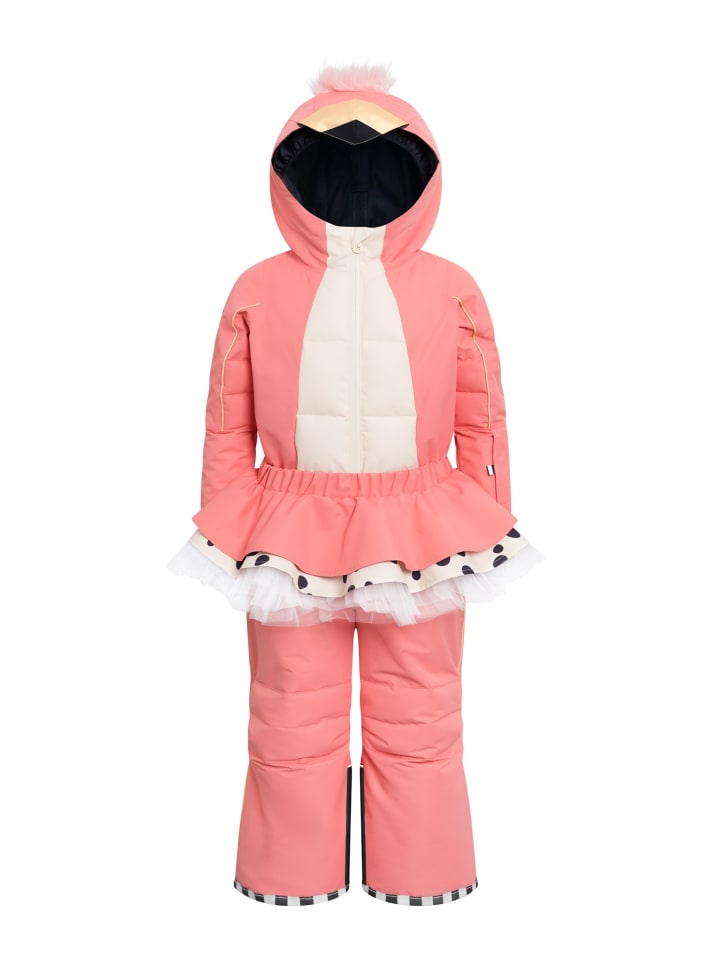 Schneeanzug FLAMINGDO in peachy pink + sandshell