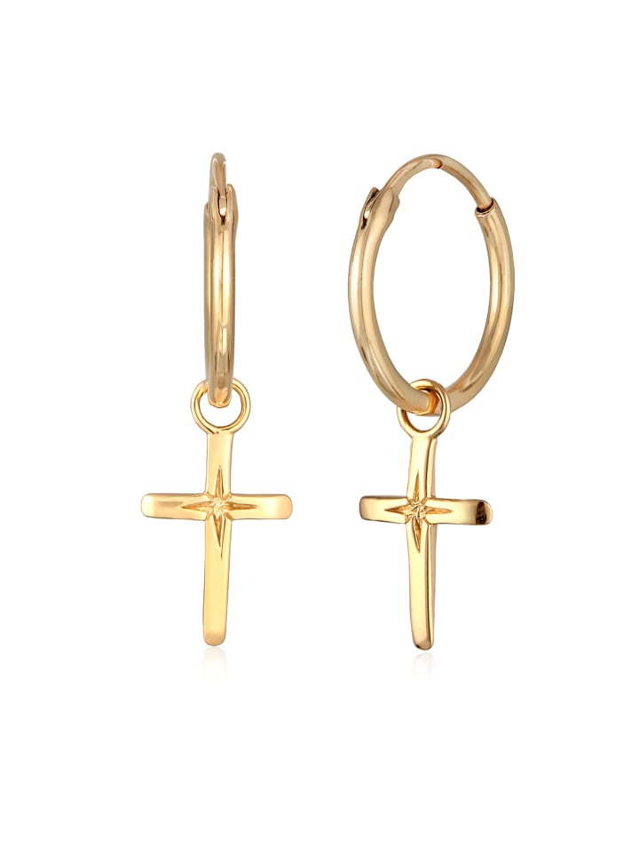 Ohrringe 925 Sterling Silber in Gold
