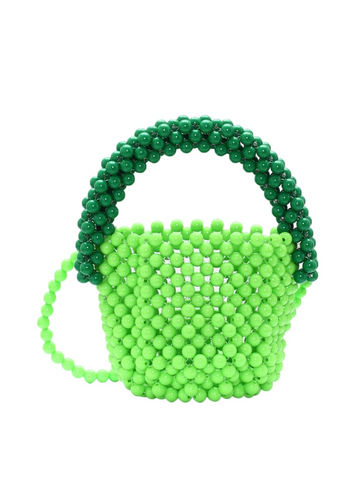 Damen Handtasche in Grün Mehrfarbig