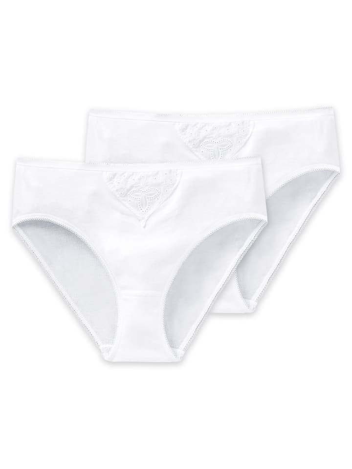Slip 2er Pack in Weiß
