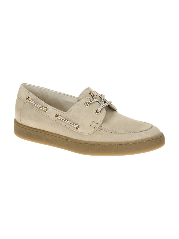Bootsschuhe in Beige
