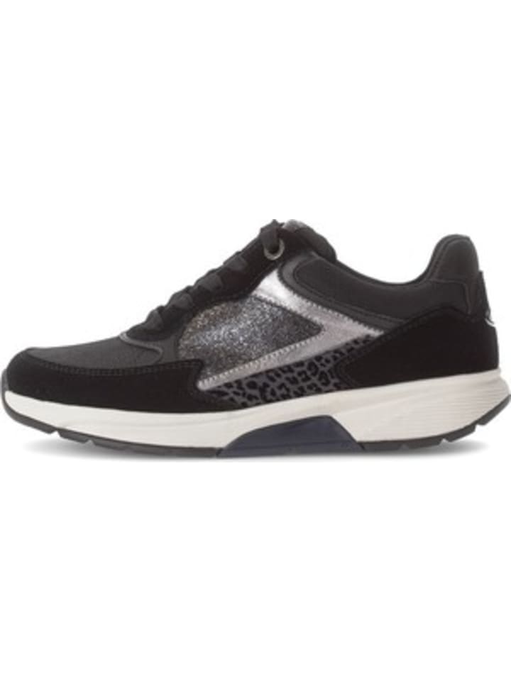 Komfort Schnürschuh in schwarz