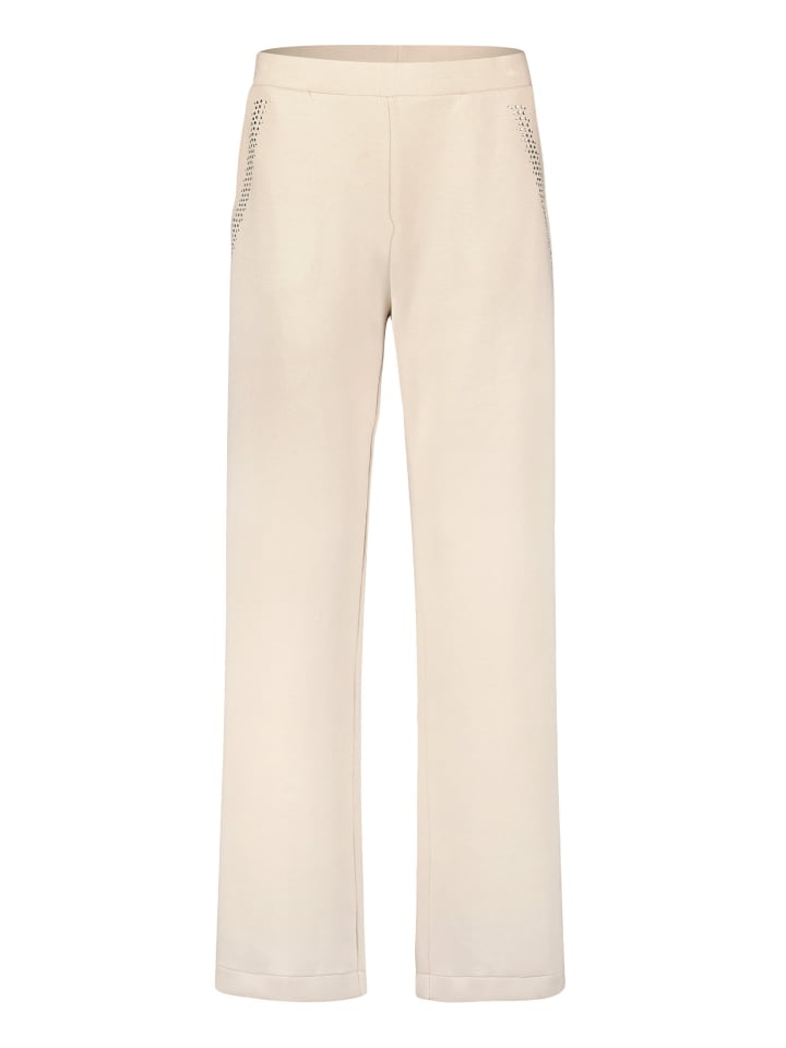 Schlupfhose mit Eingrifftaschen in beige