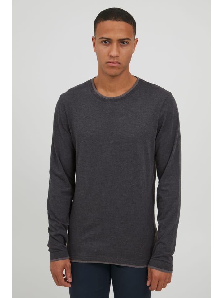 Langarmshirt PRVenko in Grau