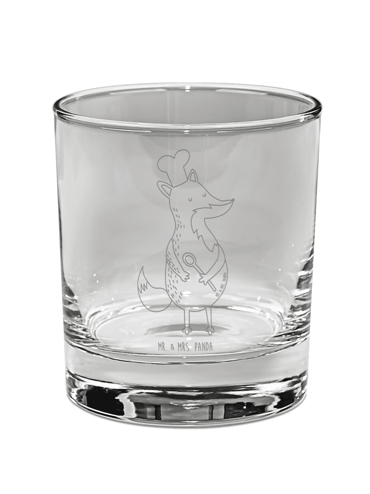 Tumbler Fuchs Koch ohne Spruch in Transparent