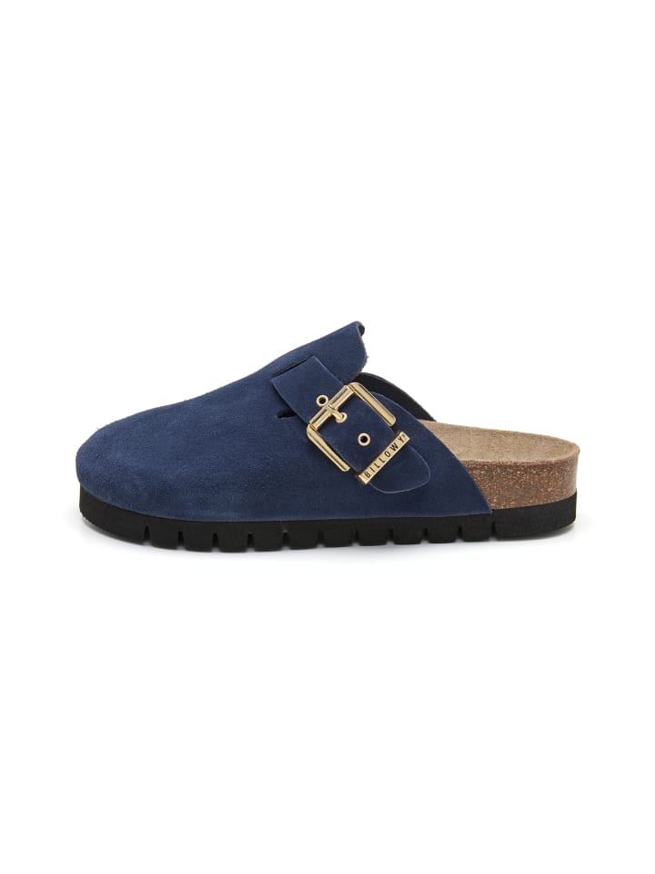 Pantoletten in blau