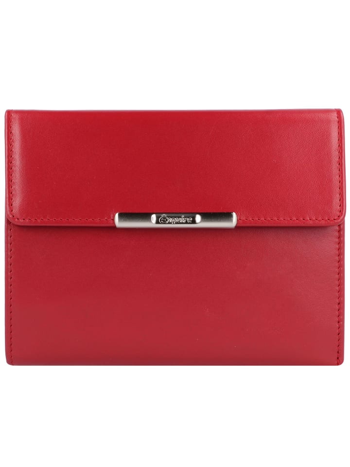 Helena Geldbörse RFID Leder 14 cm rot