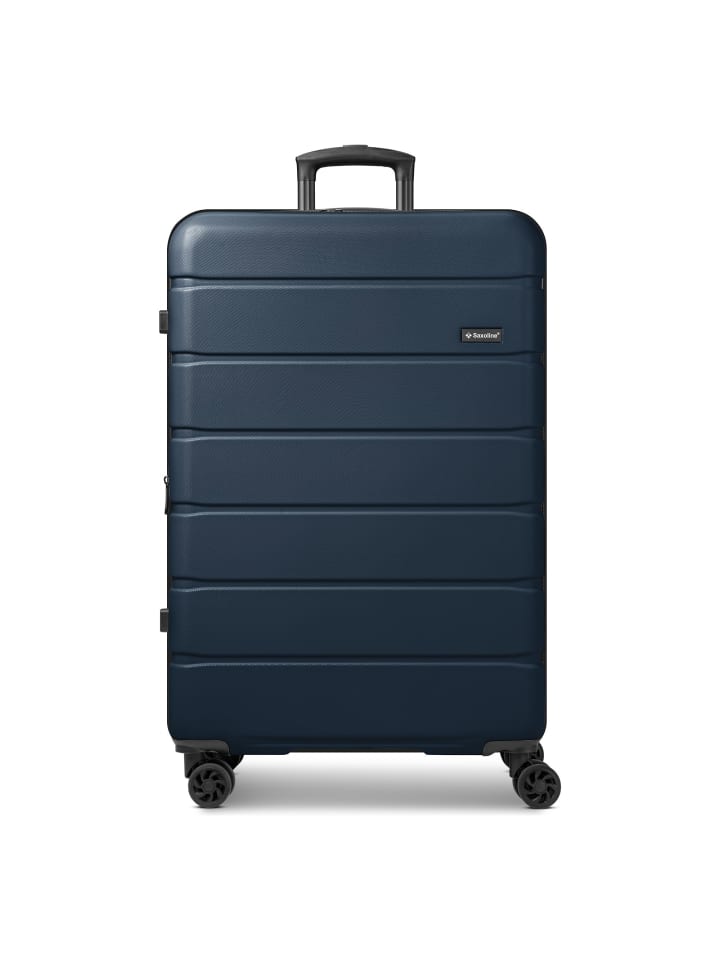 Miami 4 Rollen Trolley L 75 cm mit Dehnfalte navy blue