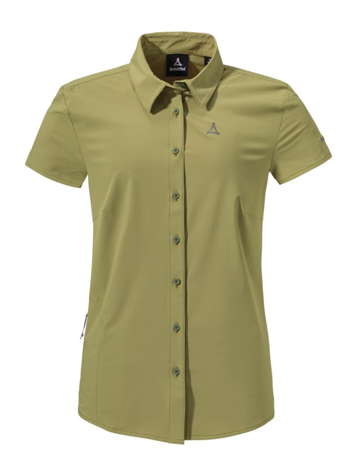 Bluse "Blouse Style Dooser WMS" in solid olive