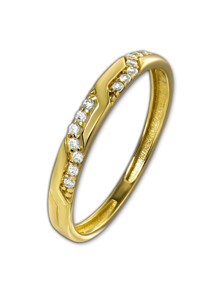 333 Gelbgold - 8 Karat Damen Ringe Glamour Fingerring 54 (17,2)
