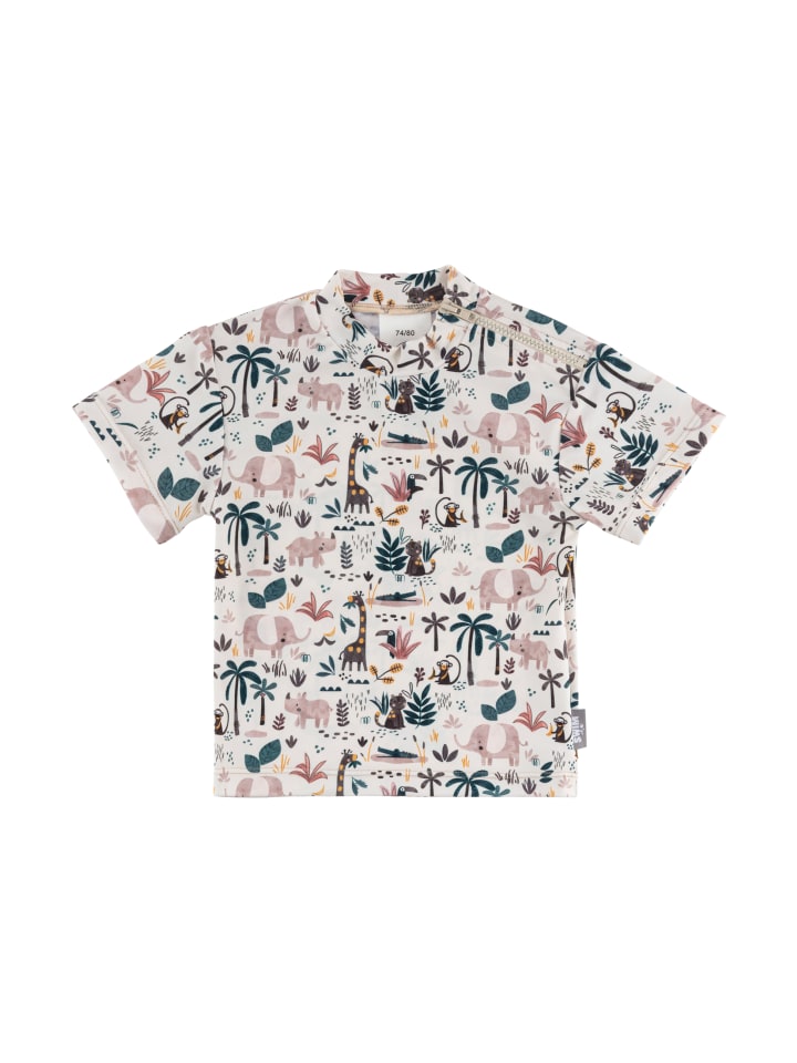 Badeshirt kurzarm Safari in ecru