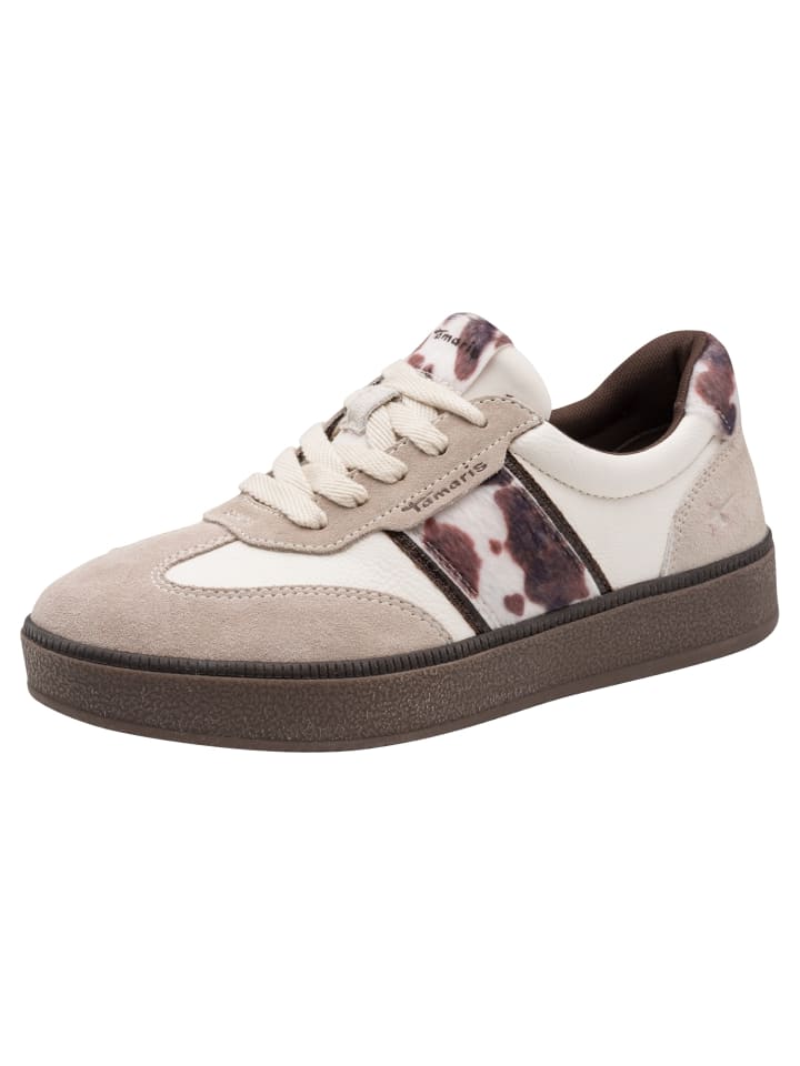 WIDE FIT Sneaker in OFFWHITE/COW