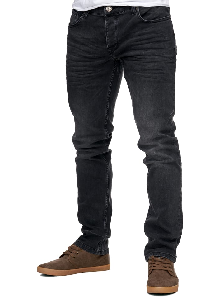 Jeans Basic Stretch Denim in schwarz
