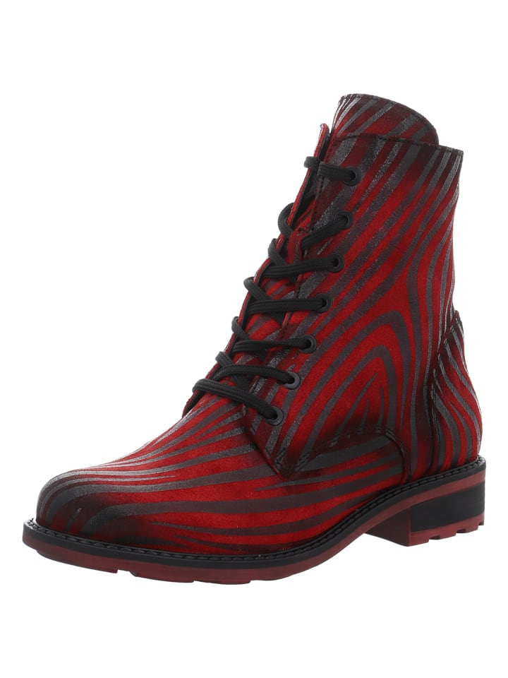 Stiefelette in rot