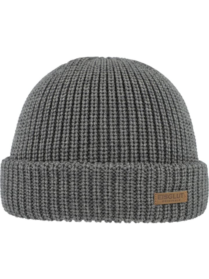 Strickmütze in grau