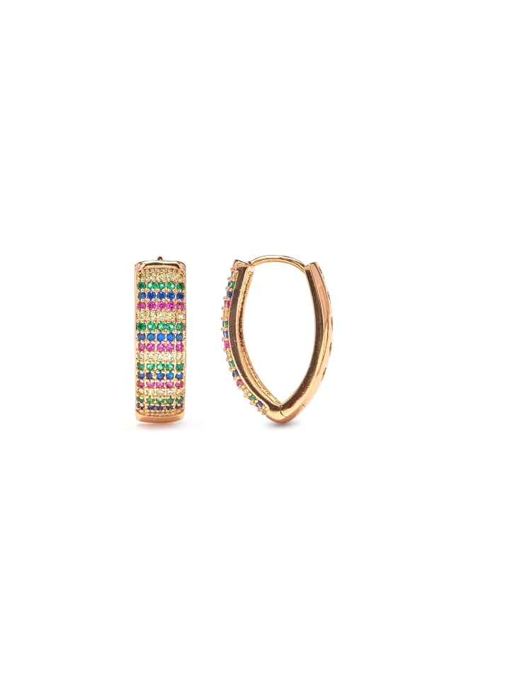 Ohrringe Ydero mit 18 Karat Gelbgold-Finish – YDERO