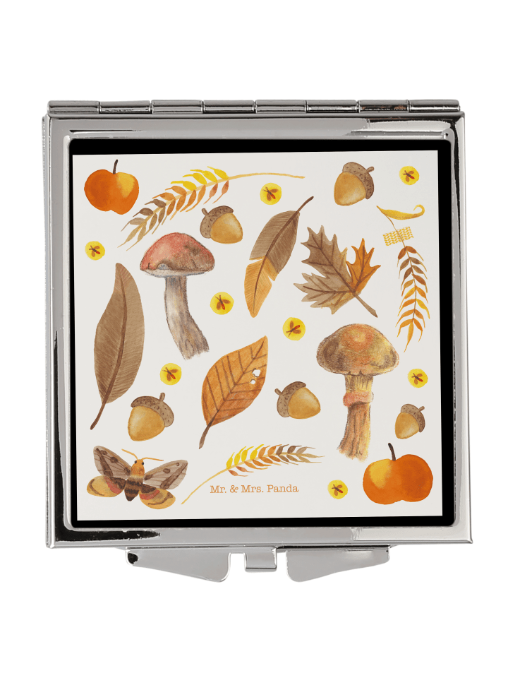 Kleiner Spiegel Herbst mit Spruch in Bunt