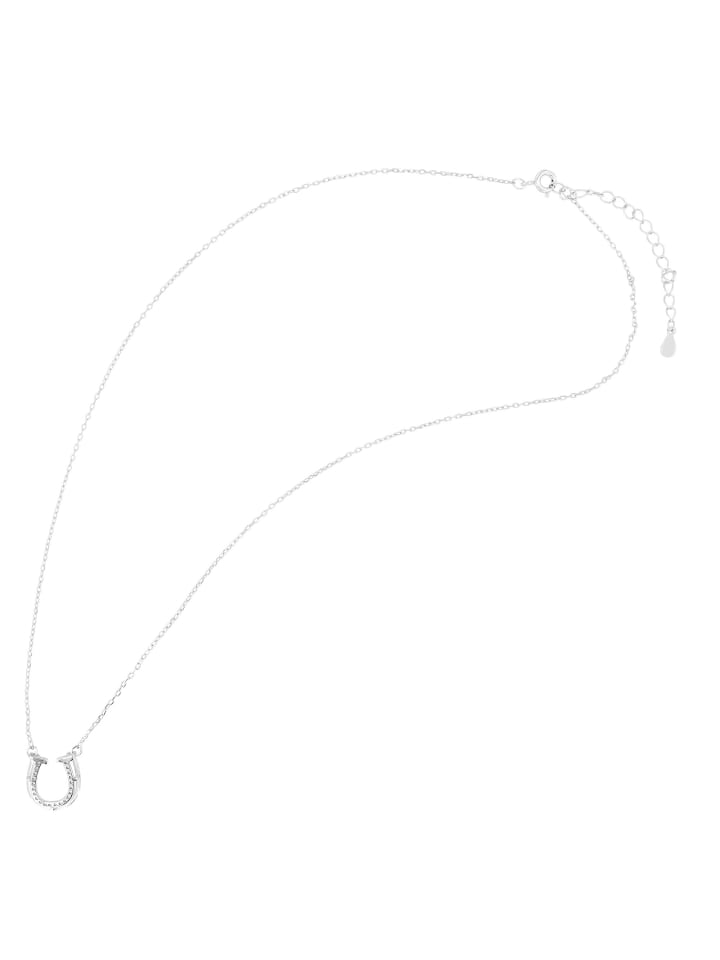 Damen Halskette mit Anhänger – aus 925 Silber in silber