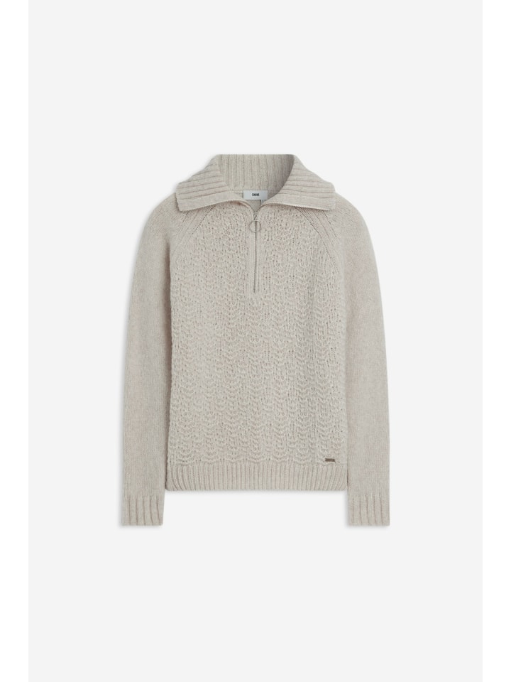 CIJULANDA Strickpullover in Hellbeige