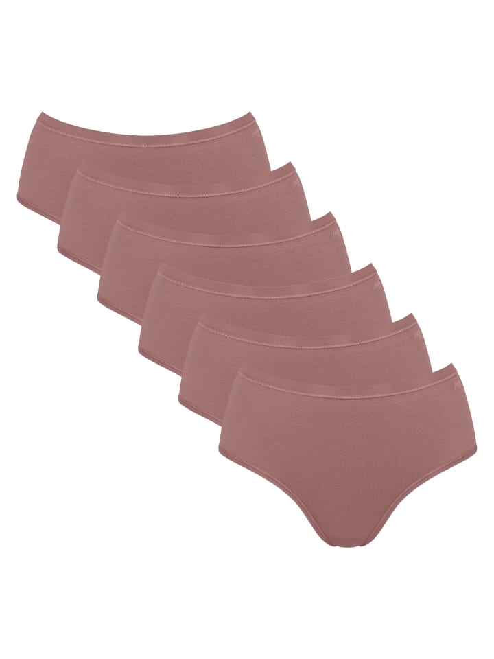 Slip 6er Pack in Braun