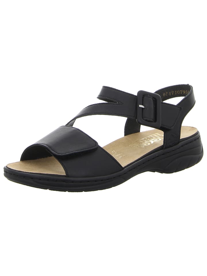 Sandale in schwarz