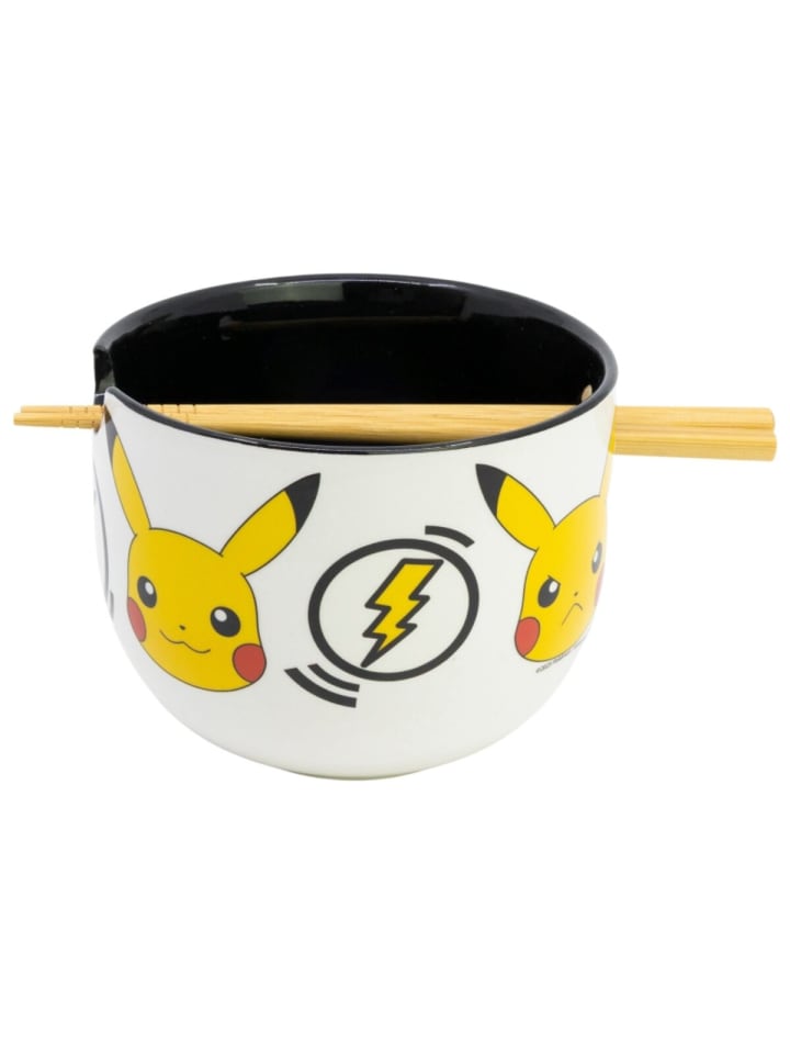 Pokemon Keramik Ramen Bowl mit Stäbchen Set in Geschenkverpackung in Mehrfarbig