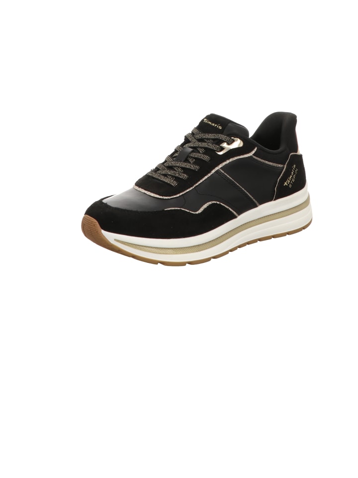 Schnürschuh in schwarz