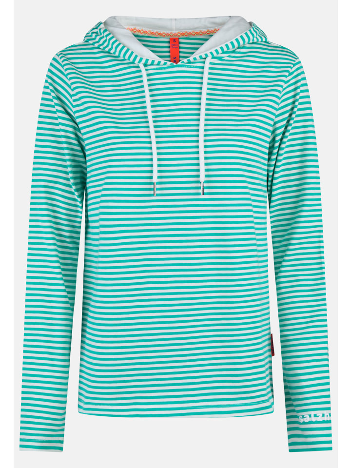 Longsleeve AADLER Offwhite-Lagoon