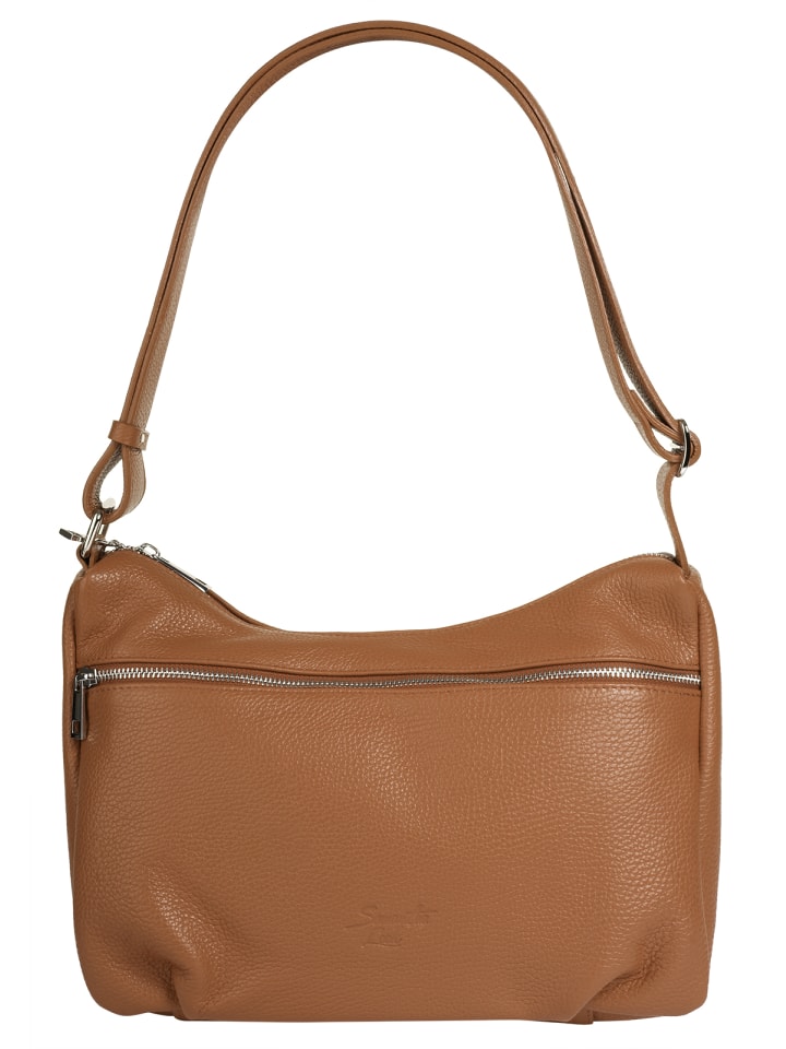 Shopper echt Leder in cognac